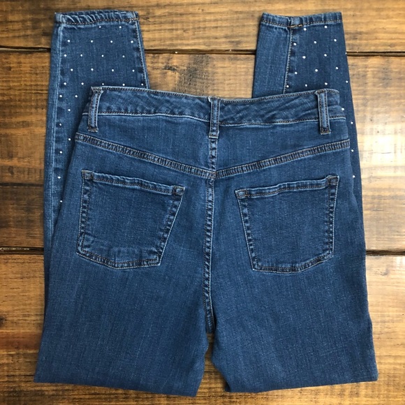 Wild Fable Rhinestone Studded High Rise Skinny Jeans - Picture 10 of 15